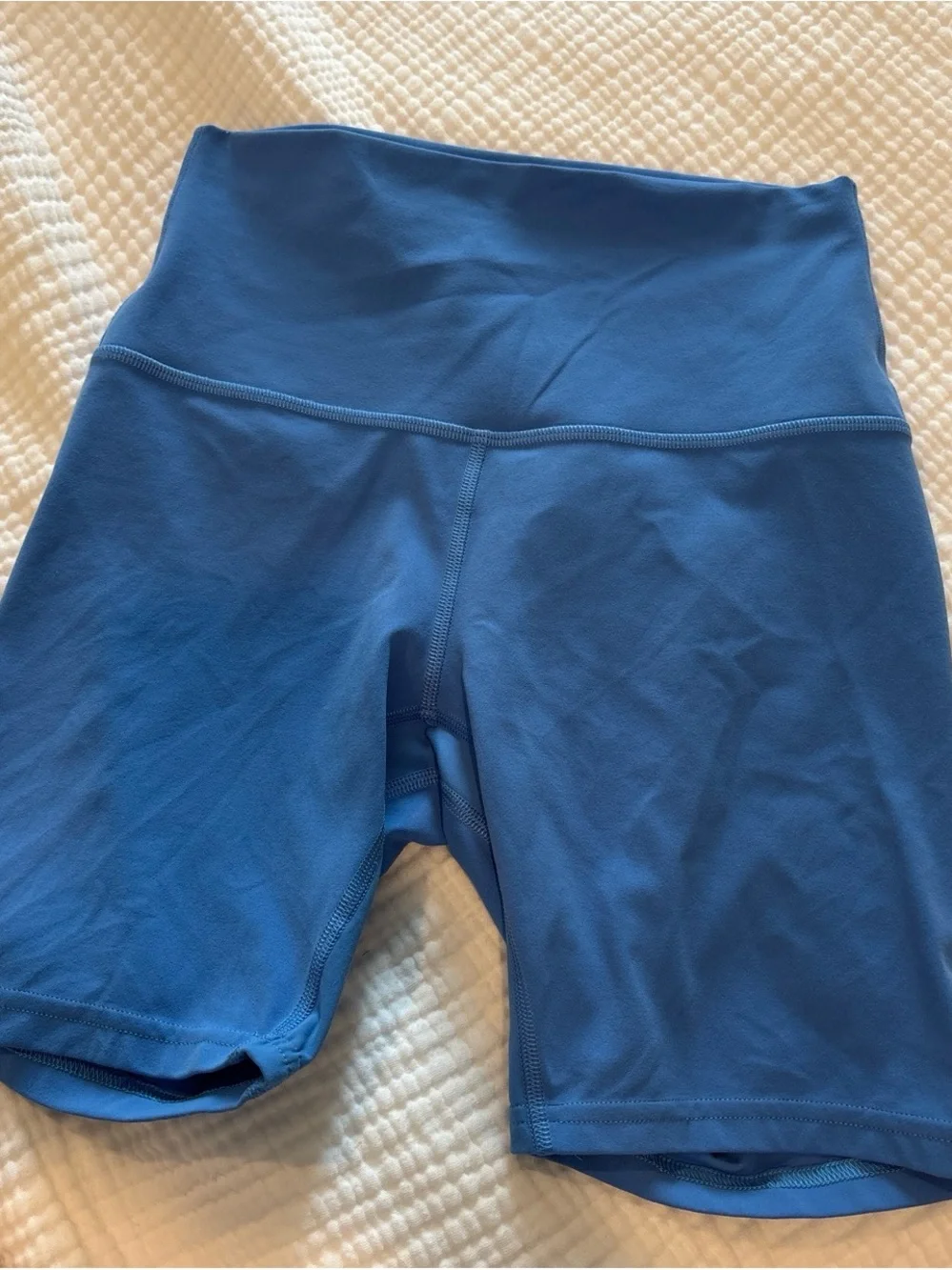 lululemon athletica High-Waist Blue Bike Shorts
